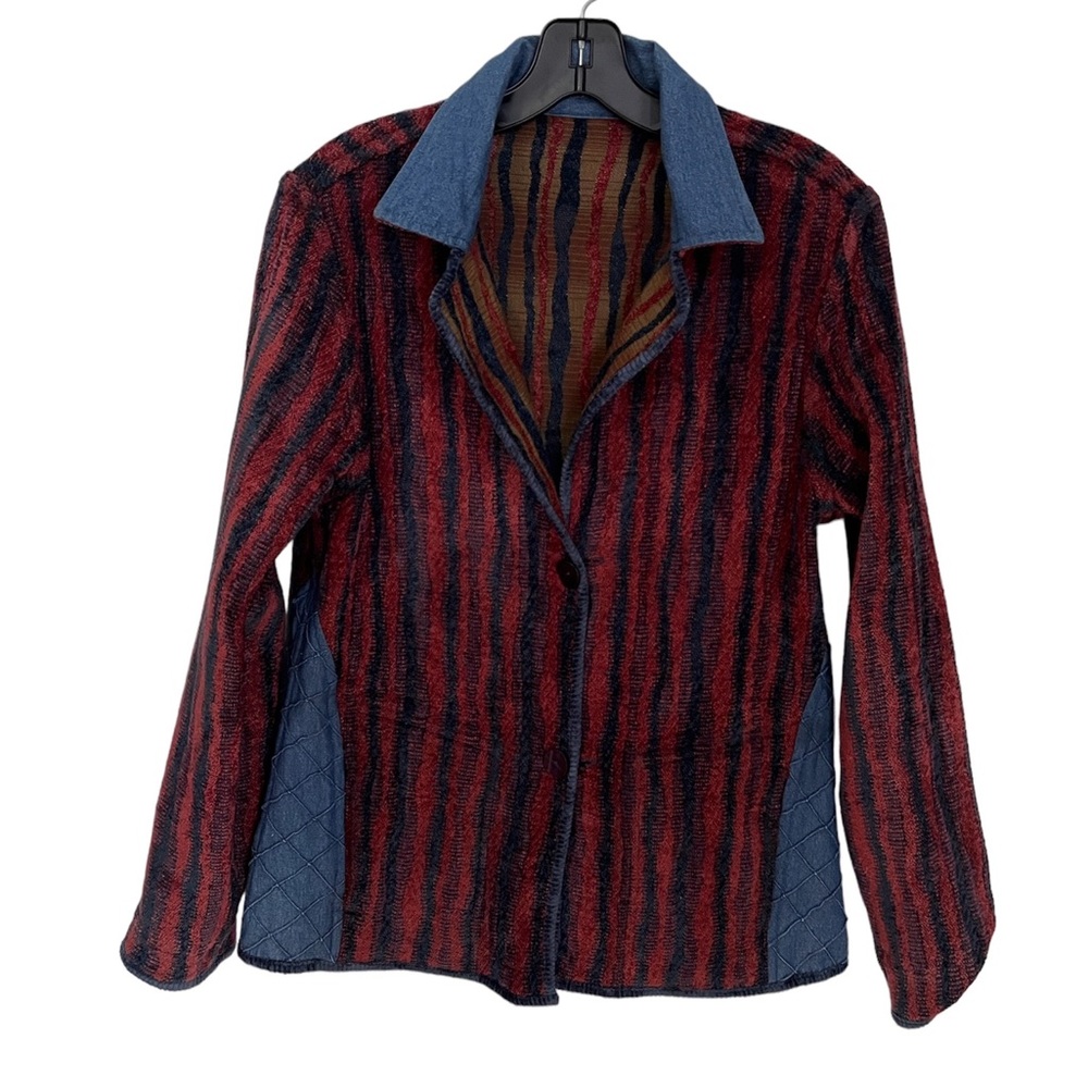 PARSLEY & SAGE RETRO REVERSIBLE BLAZER
